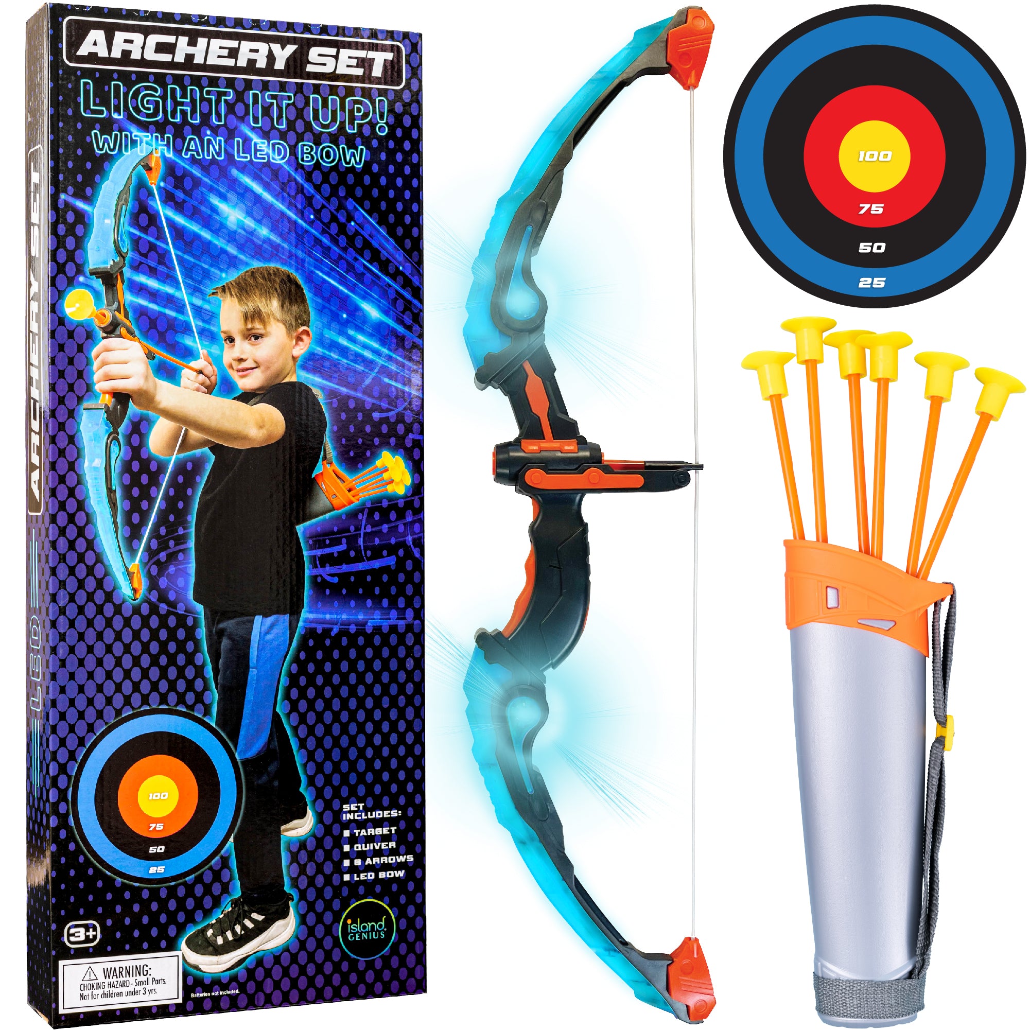 LED Bow and Arrow Archery Set