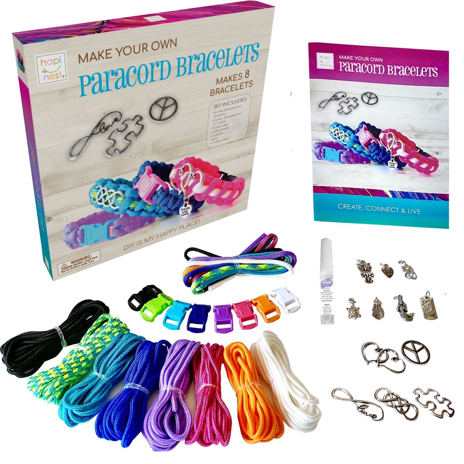 Make Your Own Paracord Bracelets with Charms Kit – Island Genius