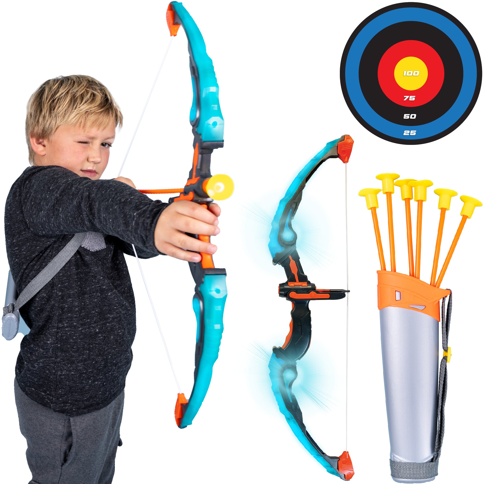 LED Bow and Arrow Archery Set
