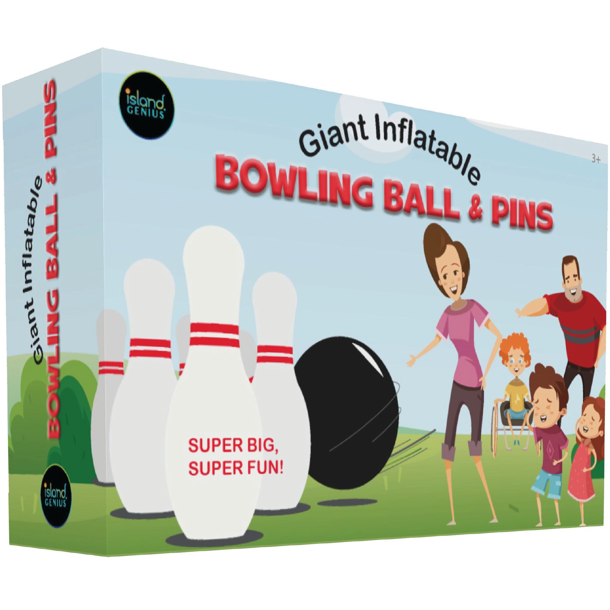 Giant Inflatable Bowling Game Set