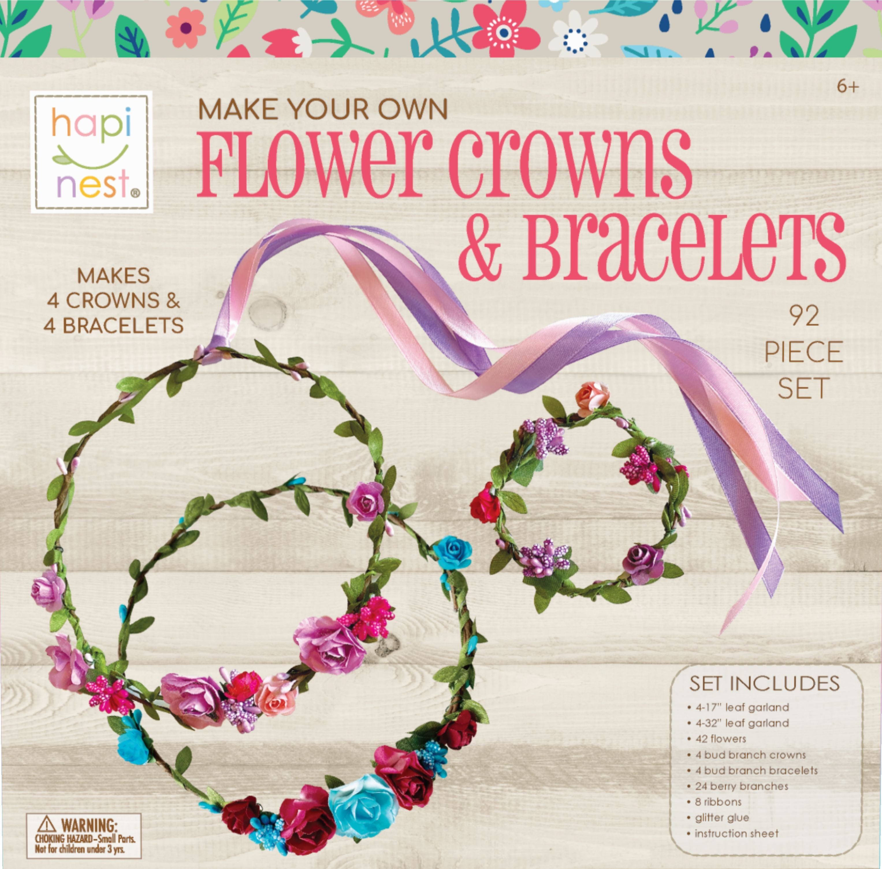 Make Your Own Flower Crown Headbands and Bracelets