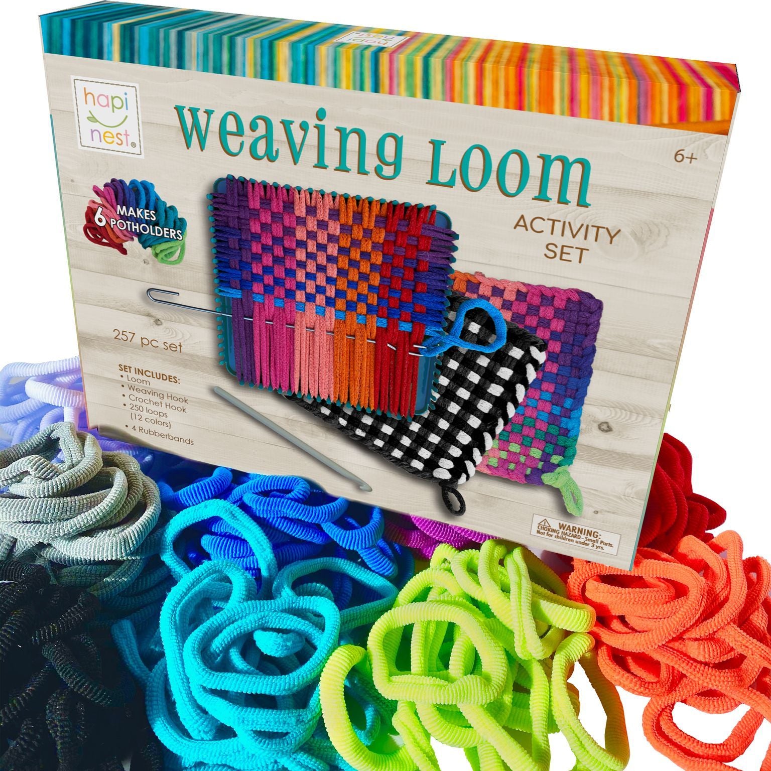 Make Your Own Potholders Weaving Loom Kit